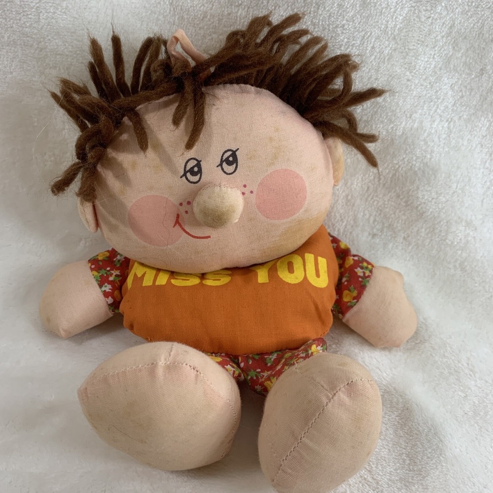 Vintage Russ Berrie‎ Wilbur and Friends Miss You 9" plush Bean Bag Doll Plush